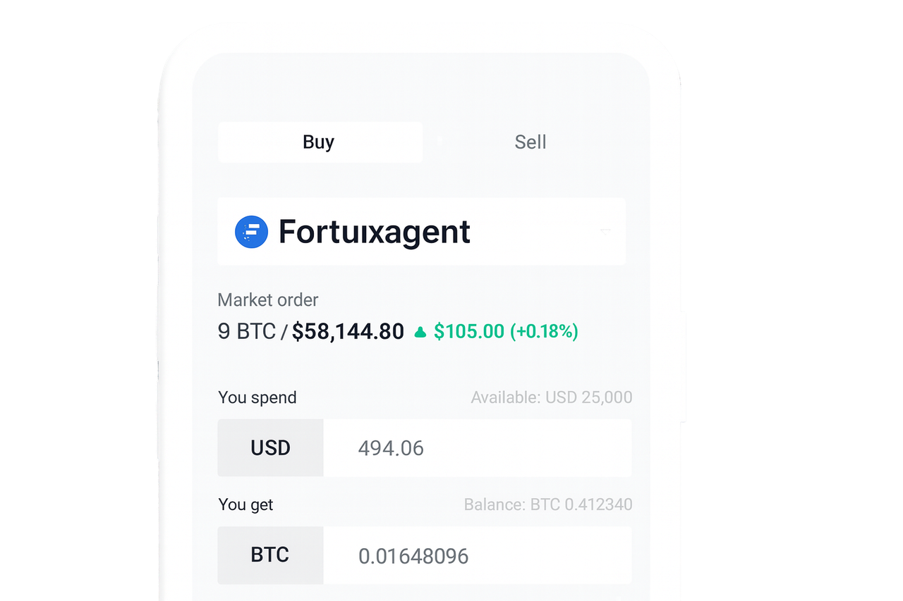 Maqueta de interfaz de trading